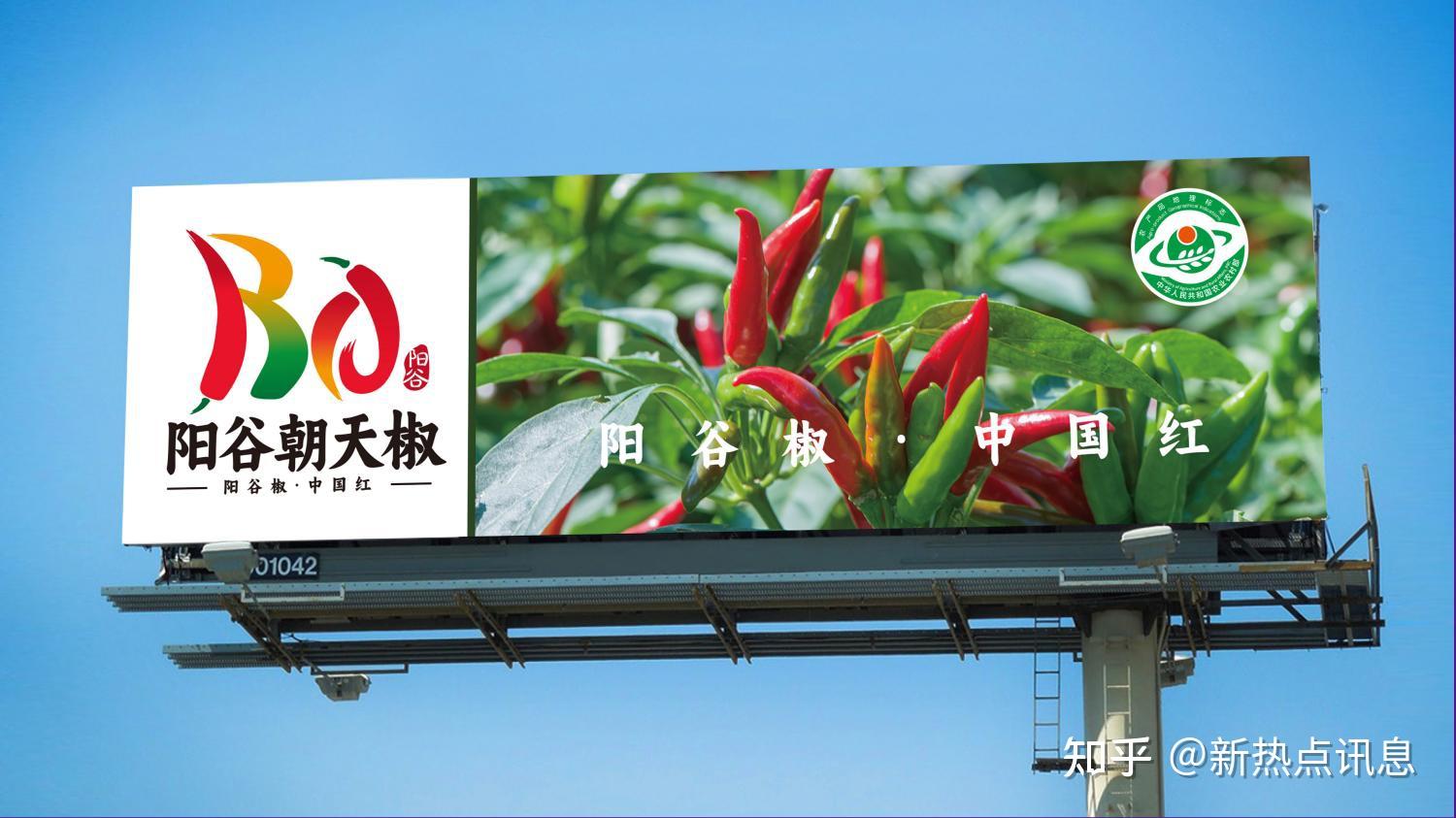 阳谷朝天椒主形象的logo整体,大开大合,动感活泼,富有张力.