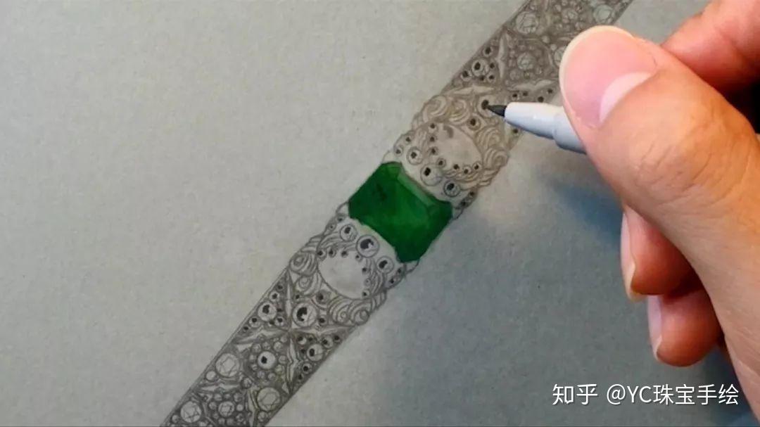 水粉宝石刻面(水粉宝石刻面图片)