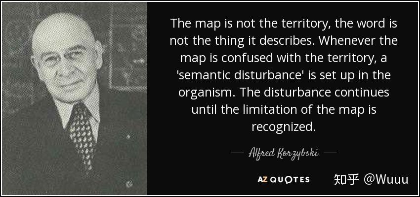 the map is not the territory