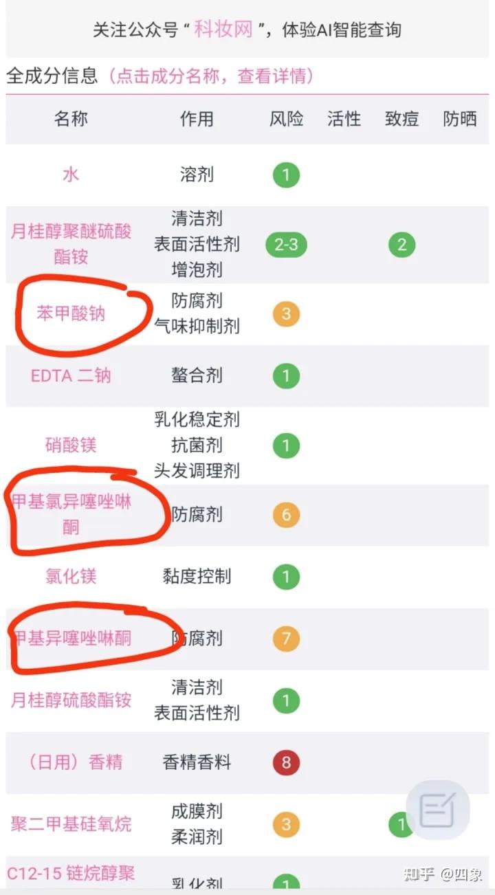 宣谷洗发水成分表图片