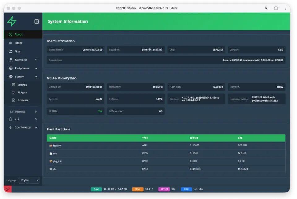 openioe micropython ide v1.6 发布! Images High... 告别编译烧录!下一代 MicroPython IDE:说句话就让设备跑起来 - 知乎