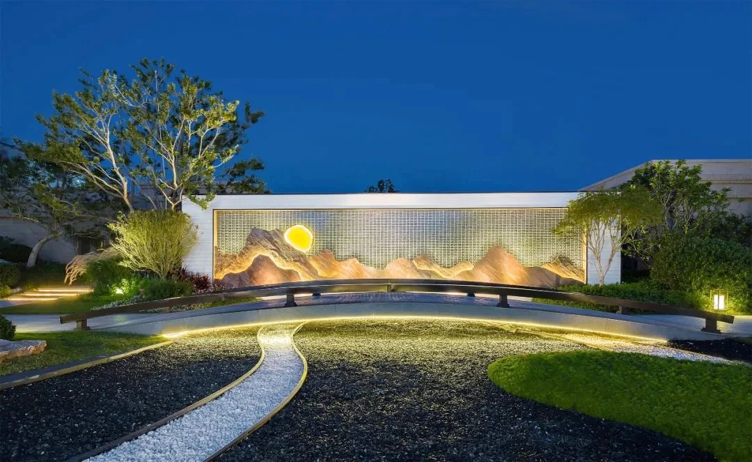 景观中的山水艺术无处不在