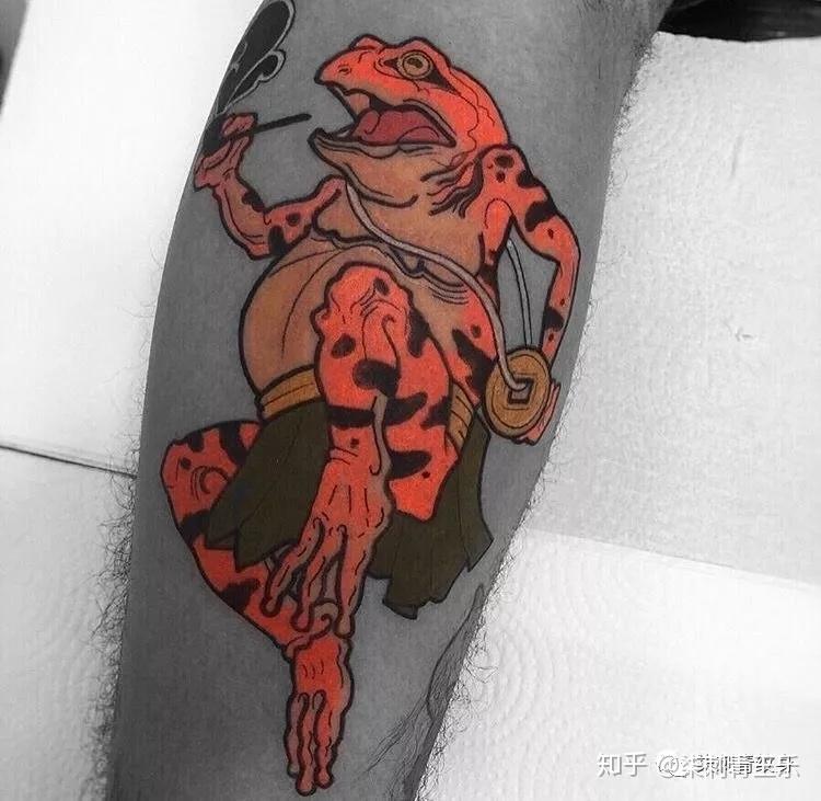 柒刺青纹身素材第五十二期蟾蜍