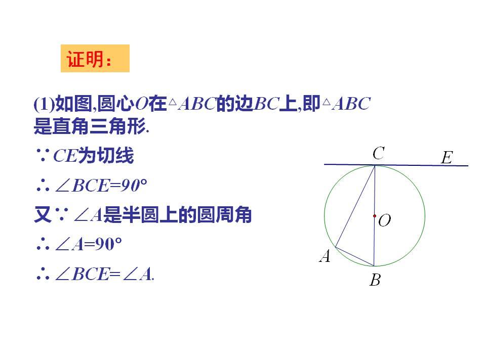 弦切角的性质 - 知乎