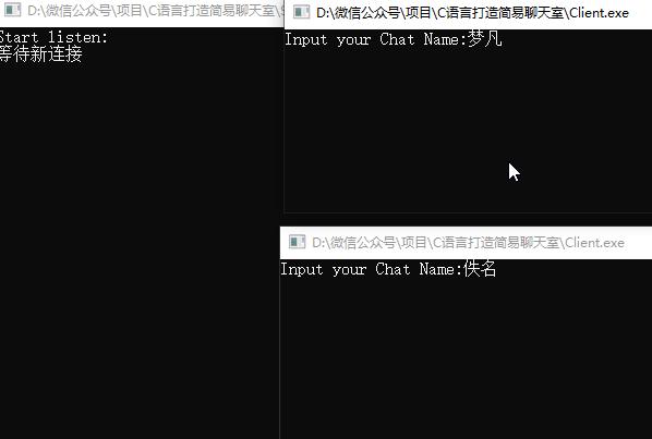 C语言打造简易聊天室[附源码]插图