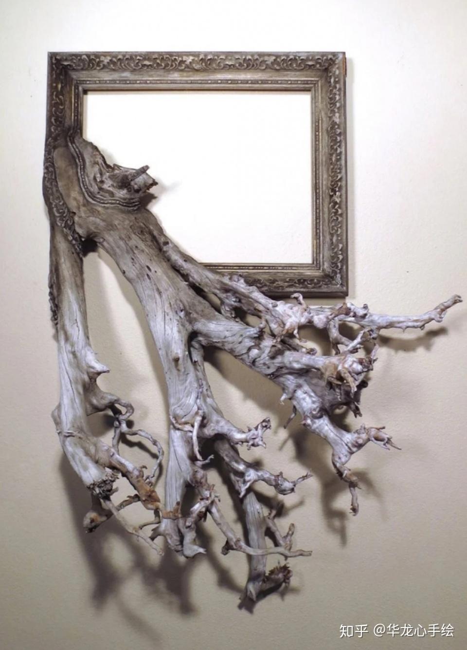 来自天才艺术家darrylcox的生命相框让木头自然长在相框里