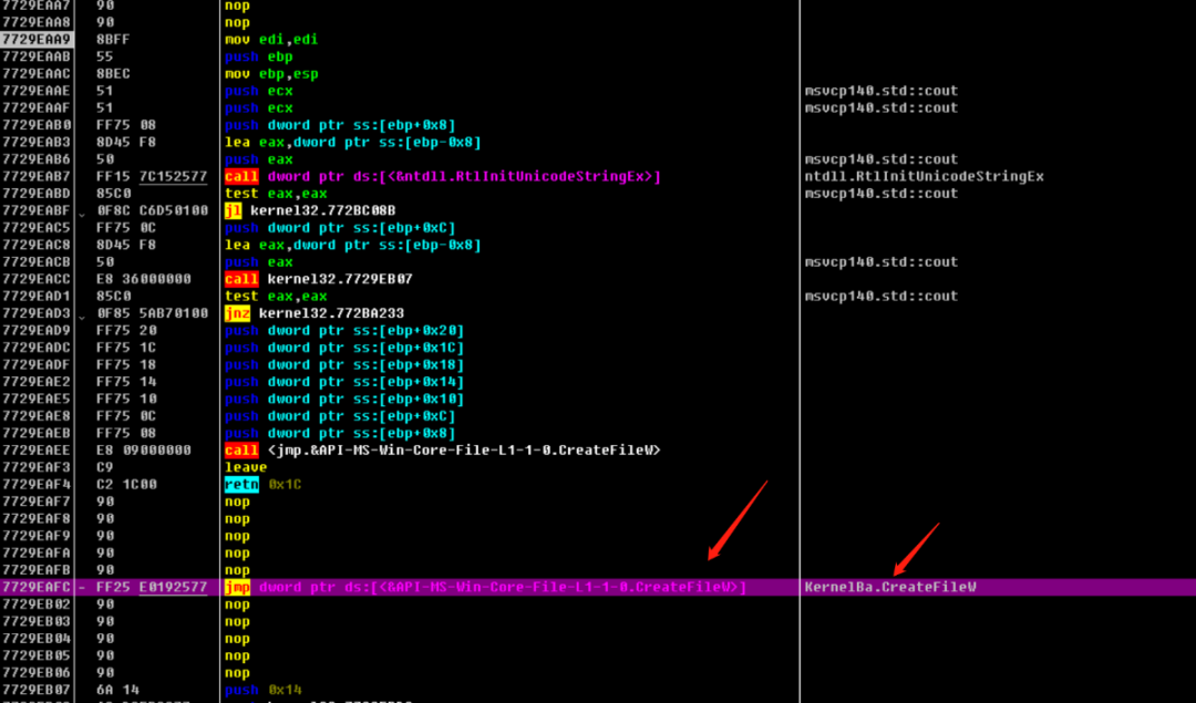 Сбой функции ntcreatefile api windows xp