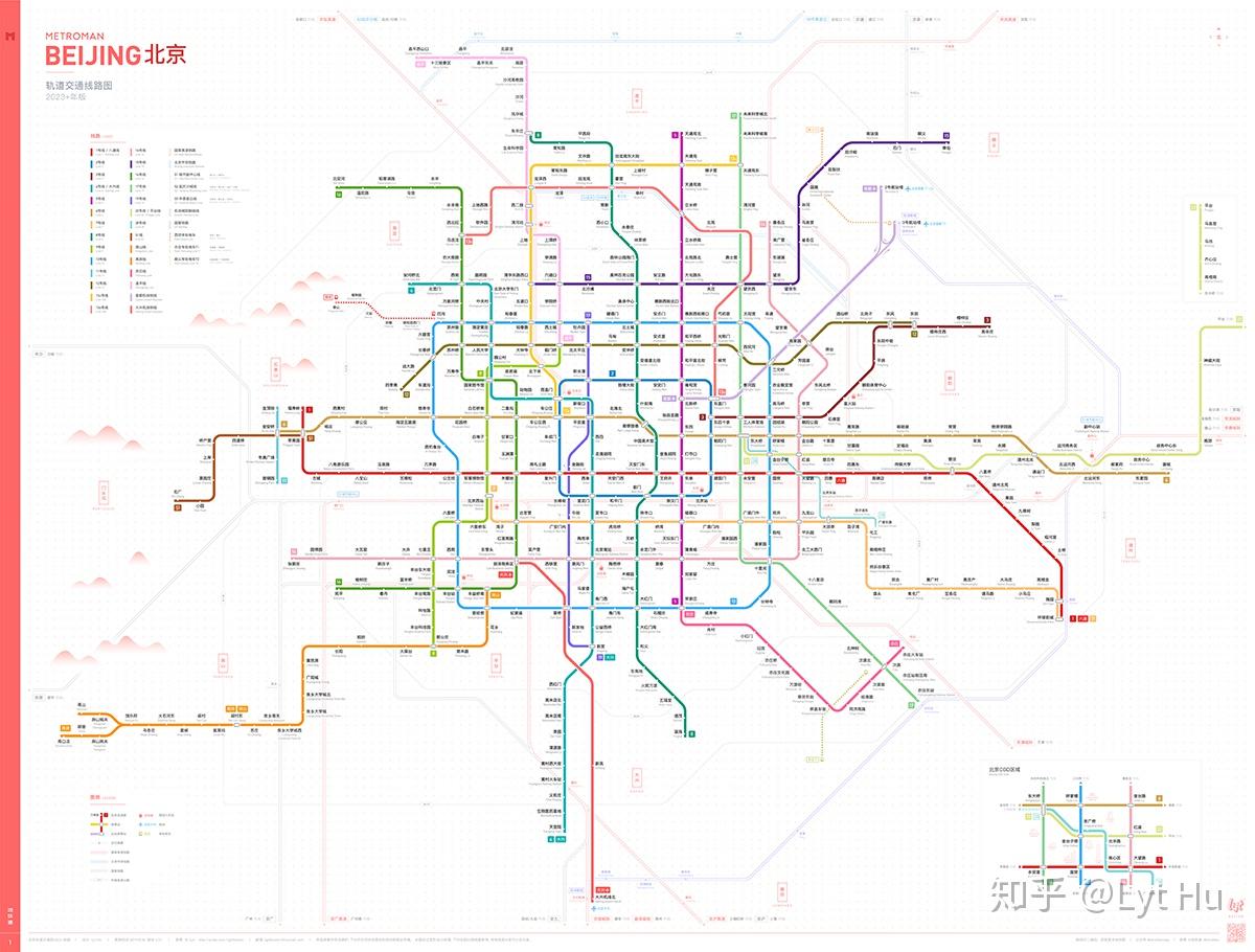 北京軌道交通圖20192023
