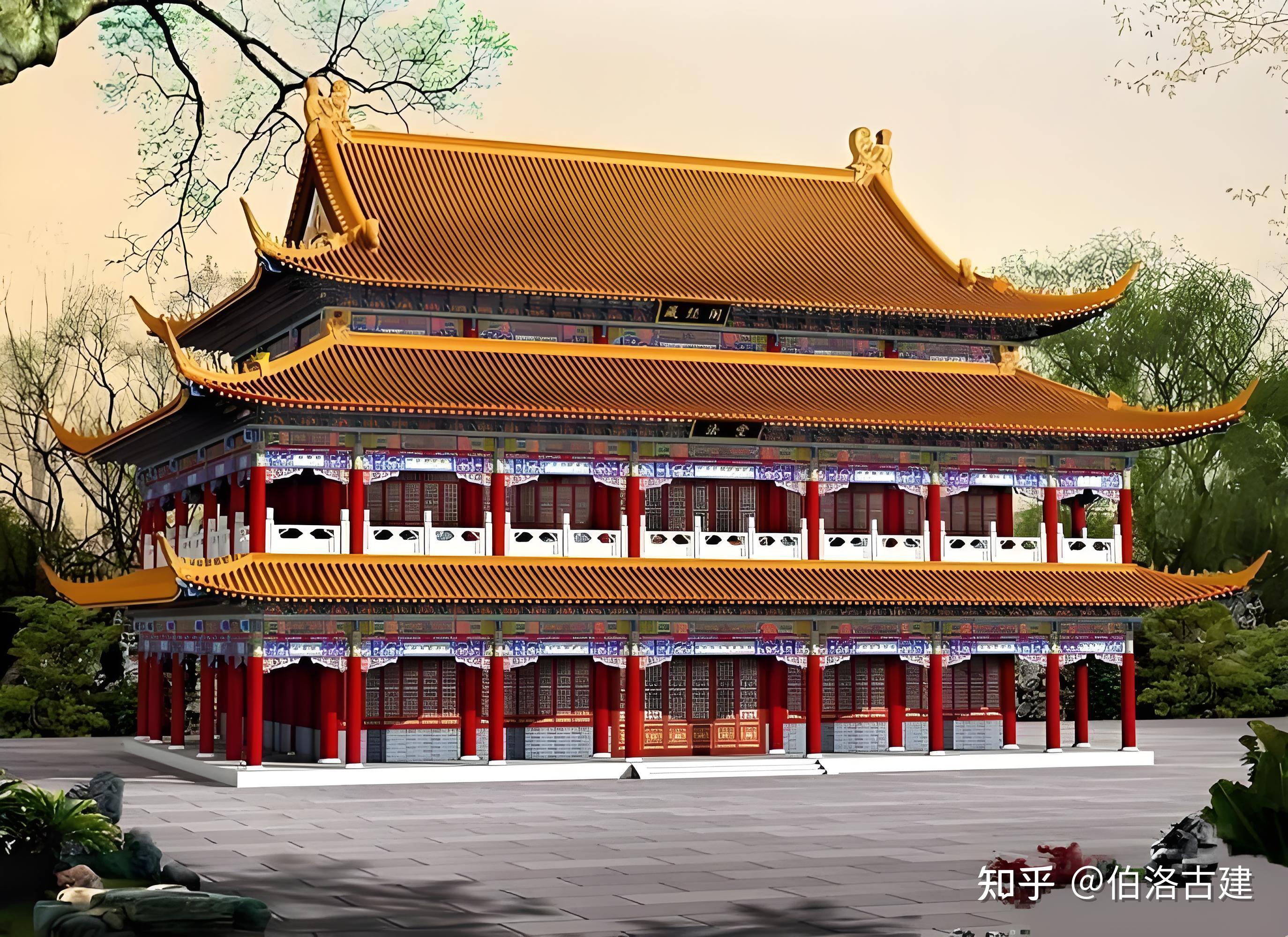 庑殿与歇山:古建筑两种顶式的特色与差异解析 - 知乎