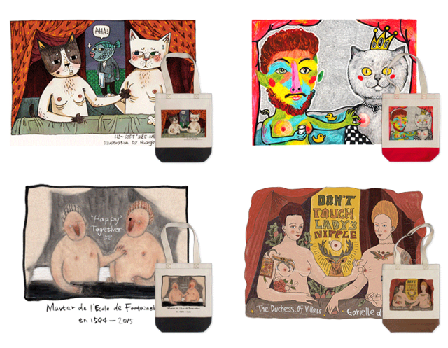 行 丨 拒绝撞包！这 10 家鬼马小众的帆布袋，刷新你对包包设计的三观  第33张