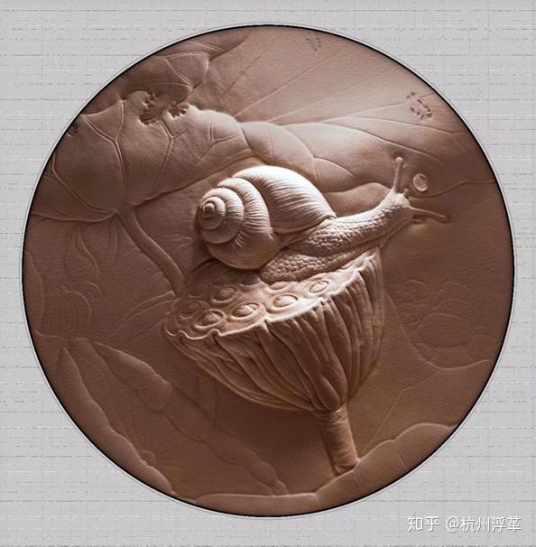 分享一个学员皮塑作品皮塑浮雕工艺创意无限可能
