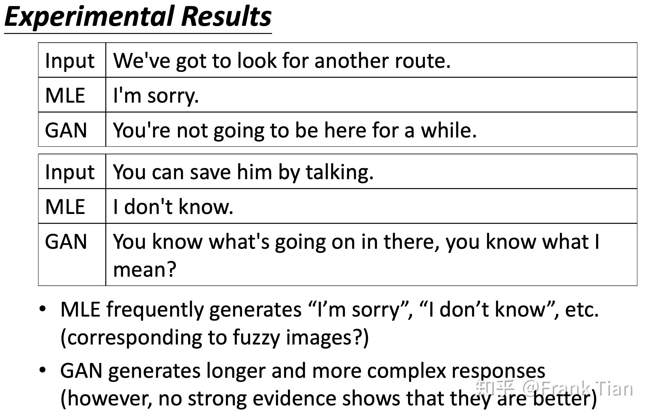 conditional sequence generation
