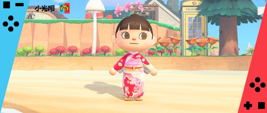 如何在动森里快速画出好看的和服