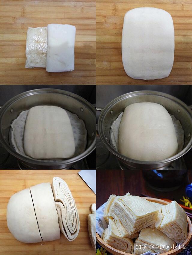 暄软咸香好吃美味的千层蒸饼好吃不上火