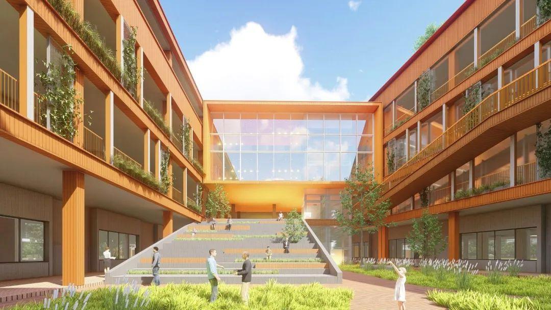 校园设计案例分享深圳市明珠学校打造多维度室内建筑一体化校园