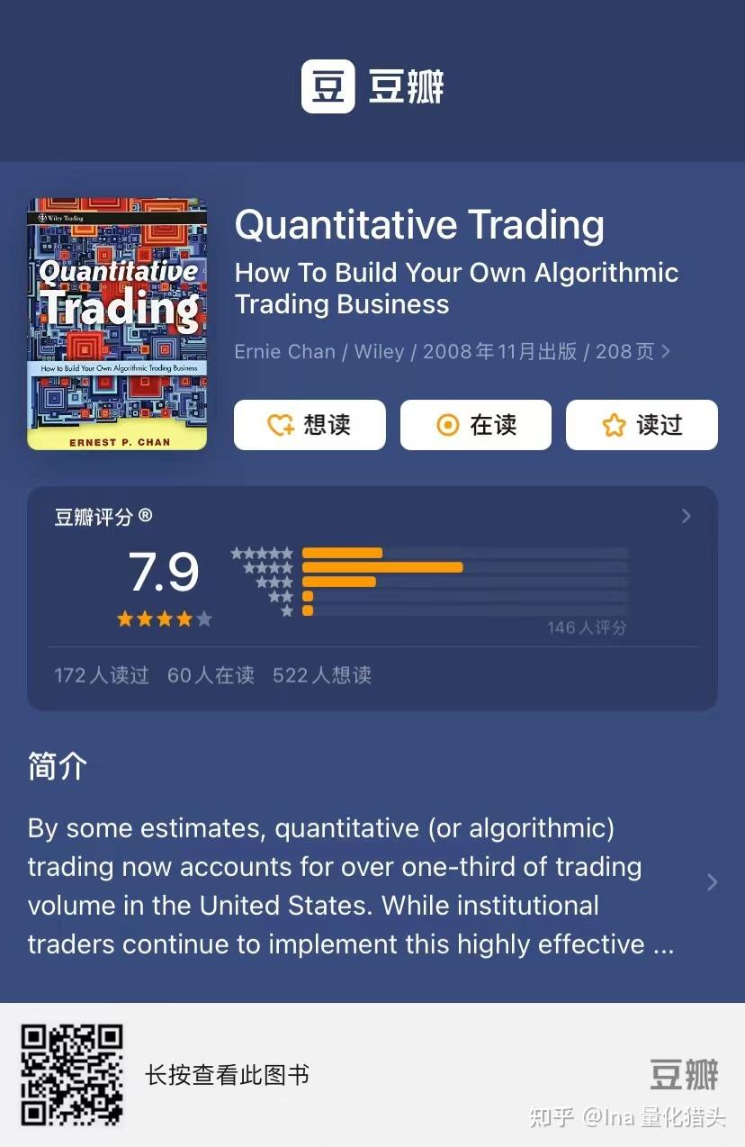 量化入门的武林秘籍- 知乎