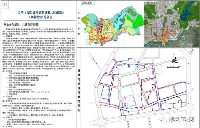 罗湖重点旧改华润湖贝村旧改项目地处罗湖的核心位置