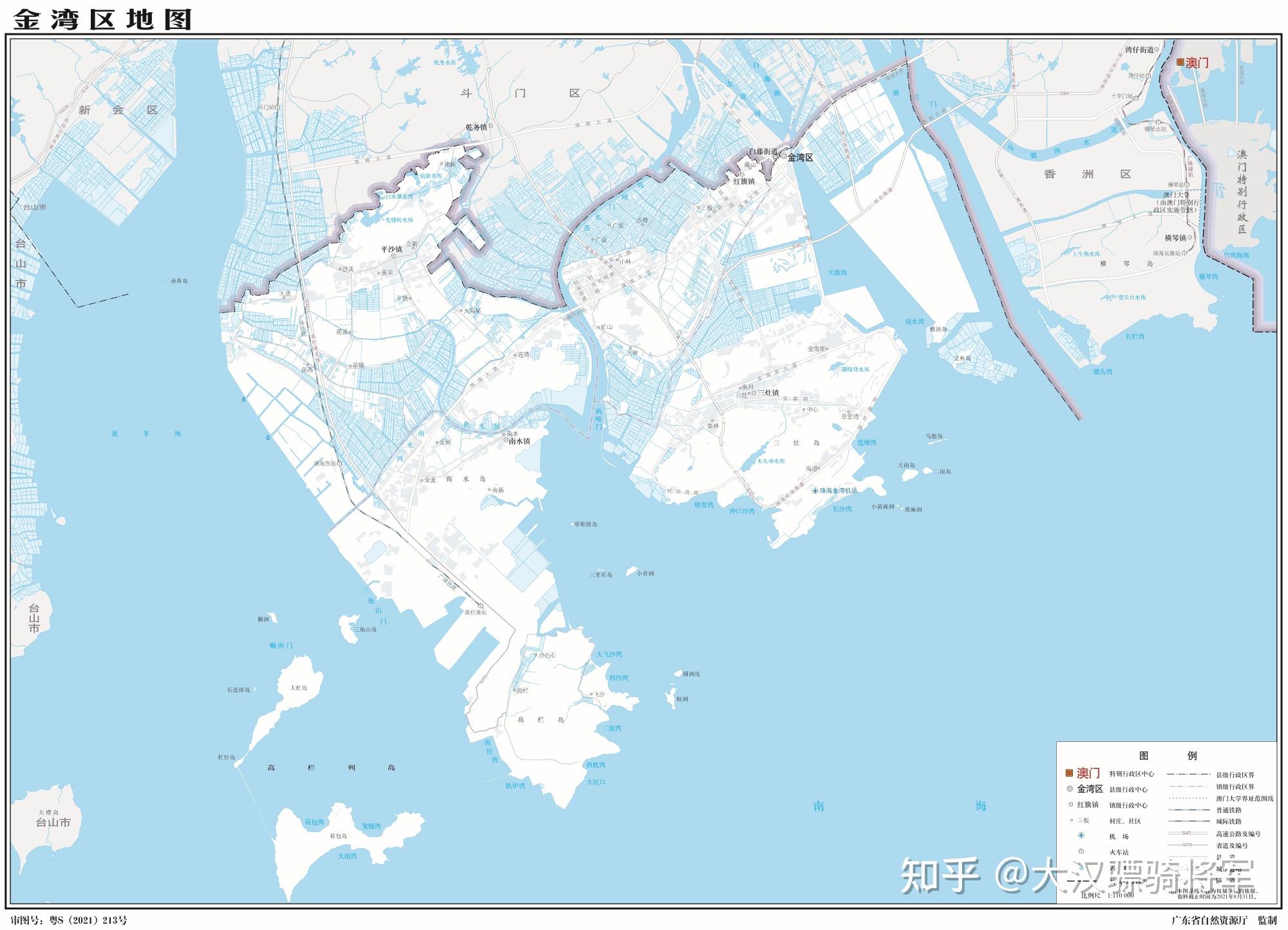 图文解读珠海市行政和地理(含3个区2023年高清地图) - 知乎