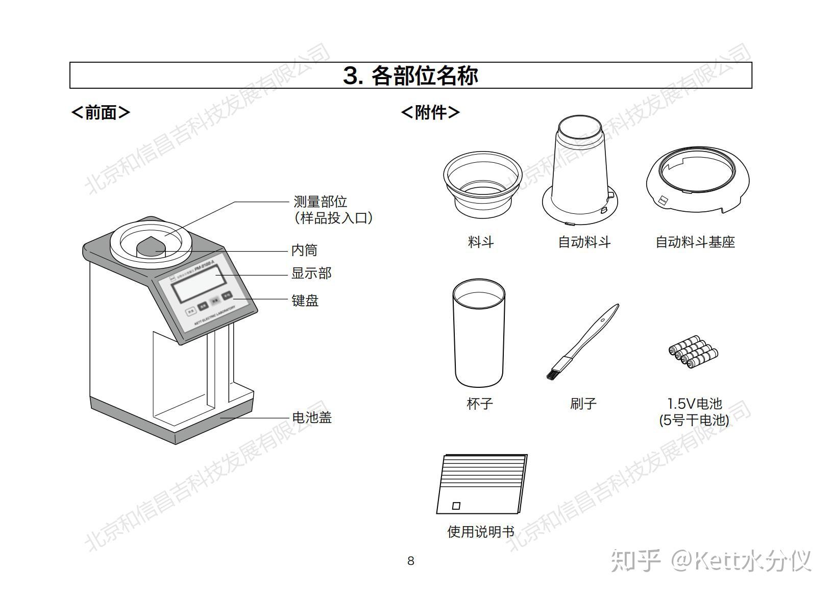 谷物水分测量仪pm8188a说明书