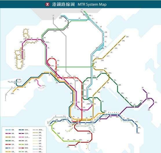 香港轻轨线路图图片