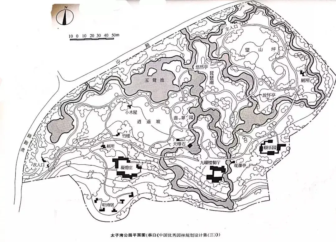 南北方经典园林平面图