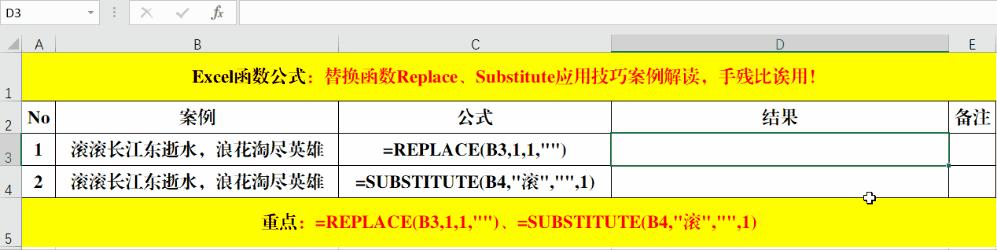 替换函数Replace、Substitute应用技巧案例解读，收藏备用！ - 知乎