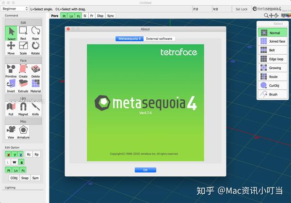 download the new version for mac Metasequoia 4.8.6