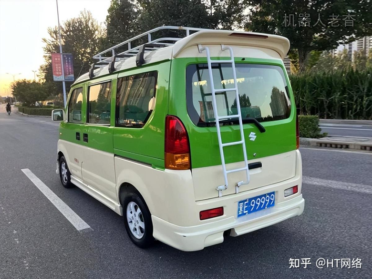 说一说面包车改色,越来越多车主选择轻色系,浅蓝和淡绿成为主流