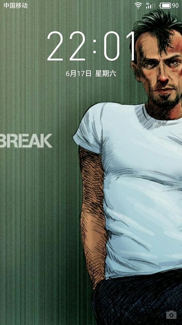 当然是越狱的teabag,帅爆了.已设为开屏