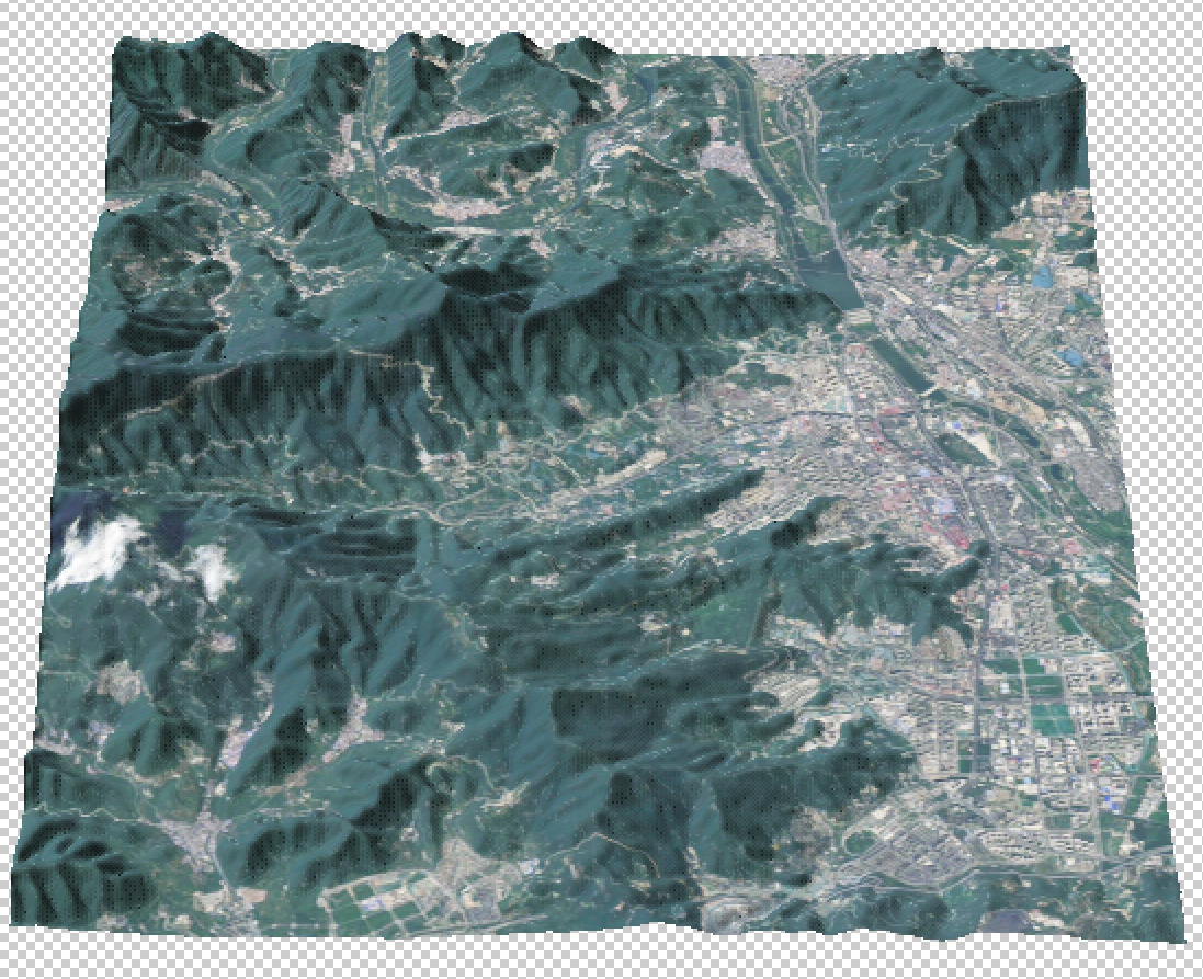 【教程】使用geographic imager和adobe photoshop 3d渲染三维地形