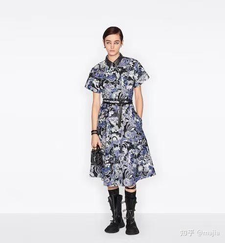 dior迪奥丛林动物图案连衣裙