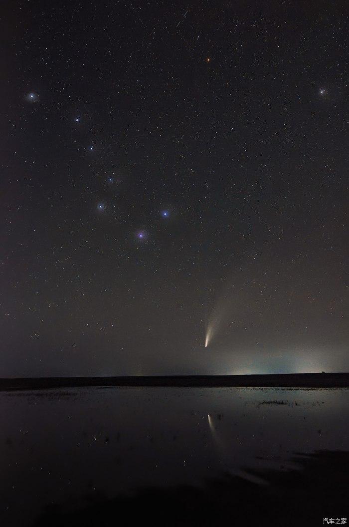 北斗七星,北极星与新智彗星相遇了多么难得的相遇啊,能与6800见一次面