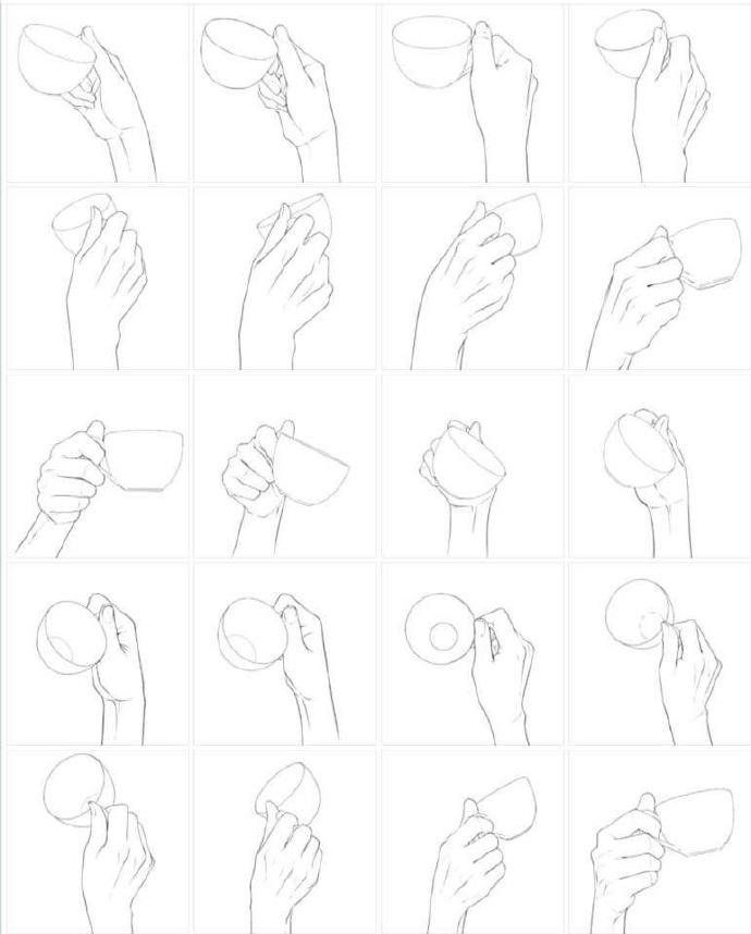二,手的绘画步骤