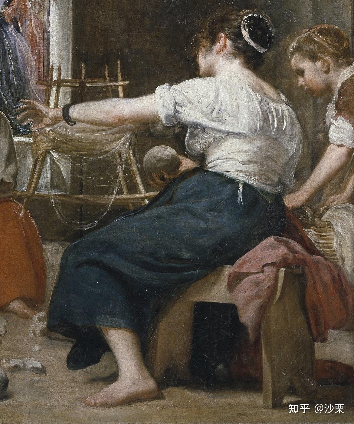 那么,为什么故事的题目是《三个纺纱女》?