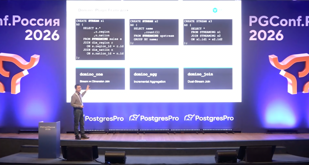 批流一体，从 Lambda 到 Domino｜YMatrix 亮相 PGConf.Russia 2026，重构 PostgreSQL 极简实时 ...