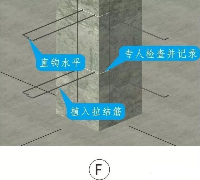 bim3d做法技術交底拉結筋植筋做法施工工藝