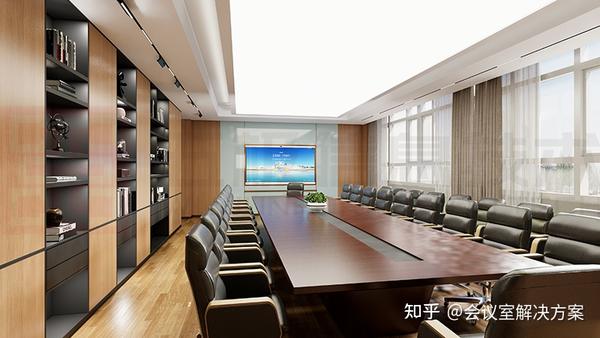 中式风格的中型会议室应该怎么设计 - 知乎