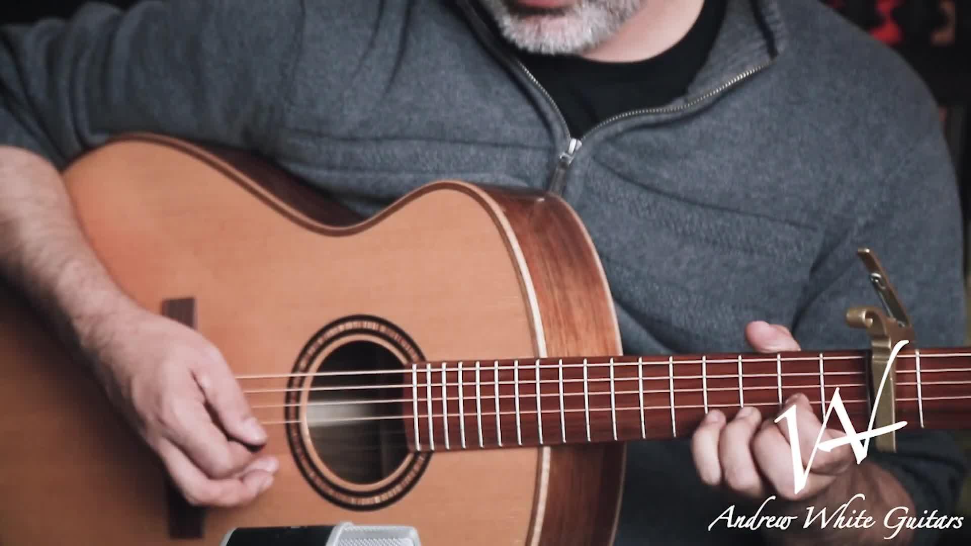 美国aw手工吉他andrewwhiteeos1023音色试听