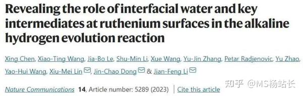 Revealing the role of interfacial water and key intermediates at ruthenium  surfaces in the alkaline hydrogen evolution reaction