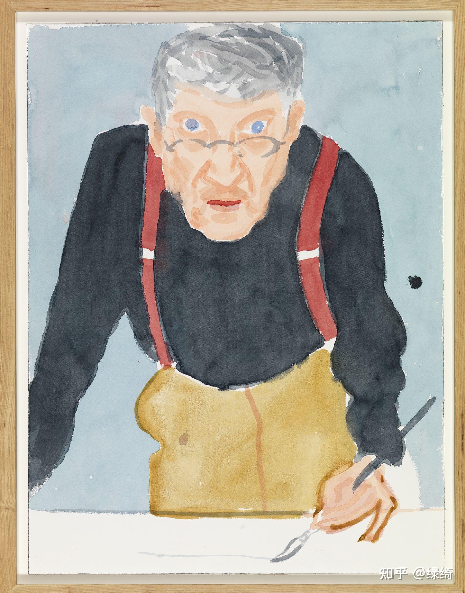 大卫·霍克尼david hockney自画像里的秘密