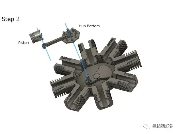 八缸发动机工作原理图片