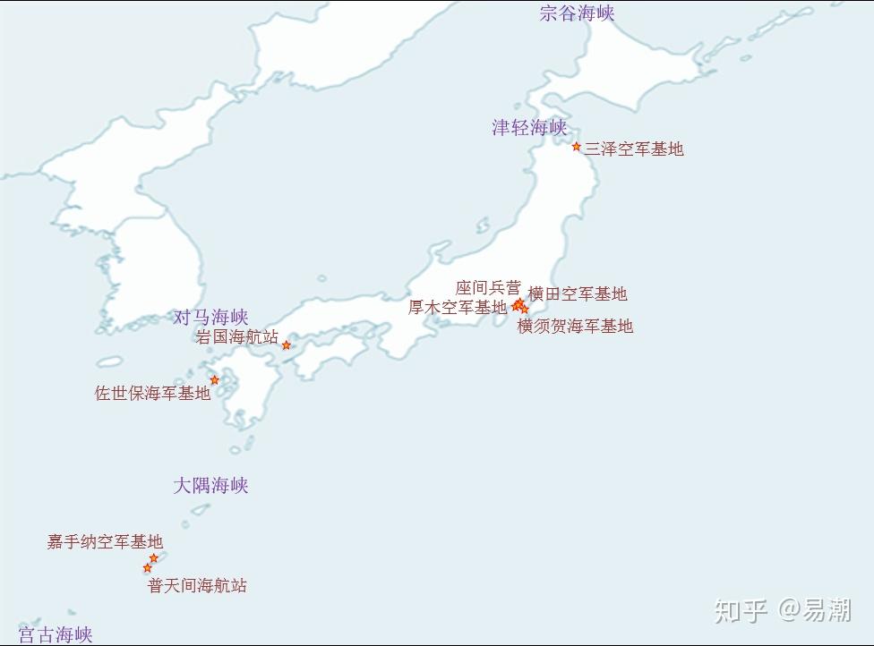 冲绳美军基地分布图片