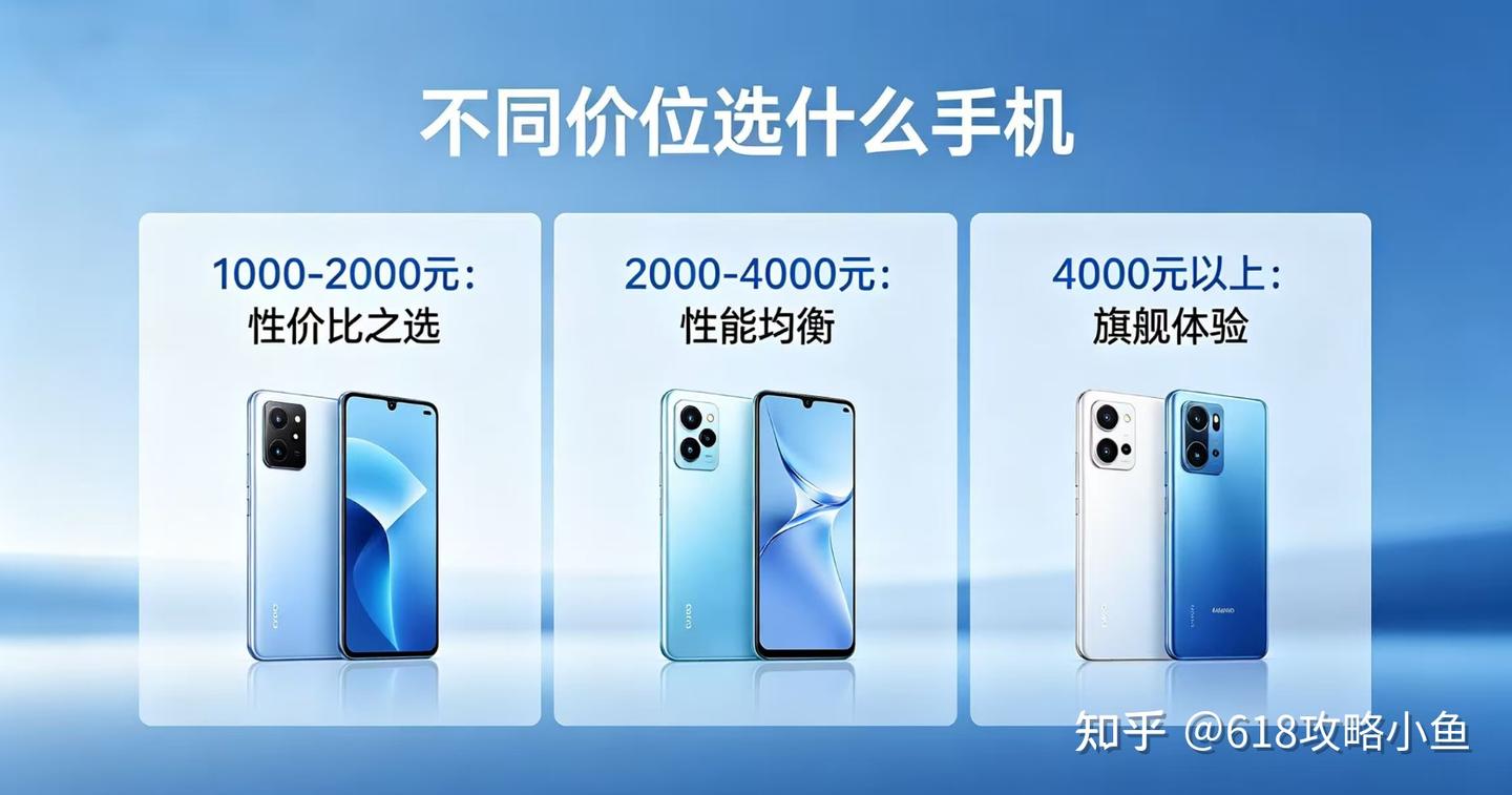 不同价位的手机选什么品牌机型好?