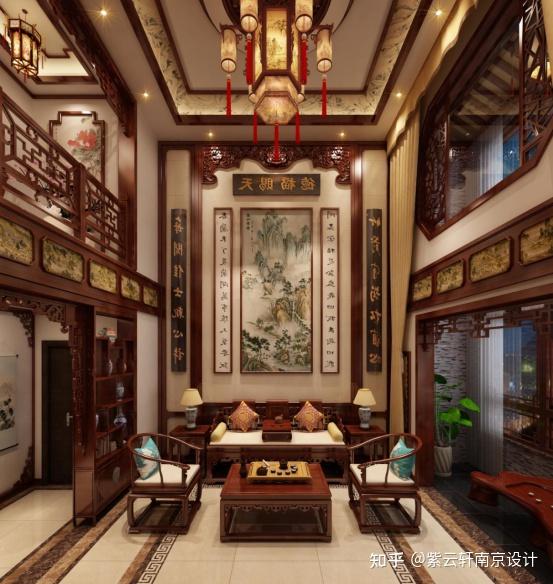 南京200平米别墅中式装修 古典清雅 - 知乎