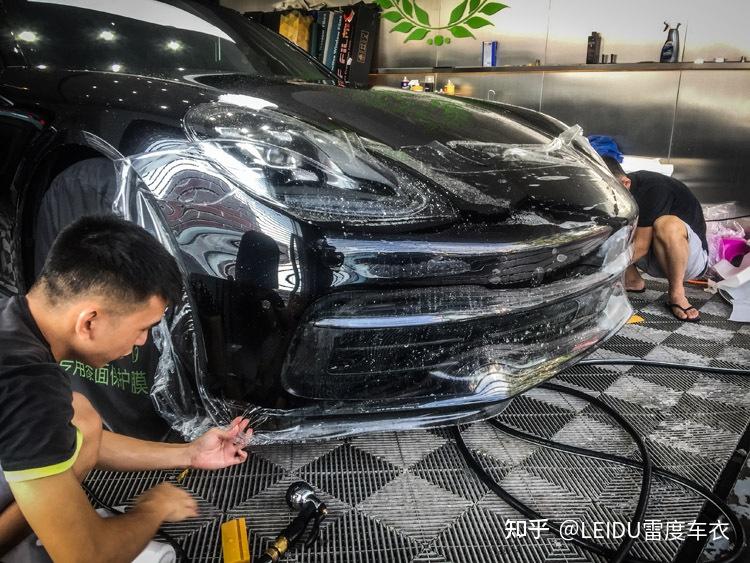 分享點雷度tpu隱形車衣施工現場圖看看標準高不高