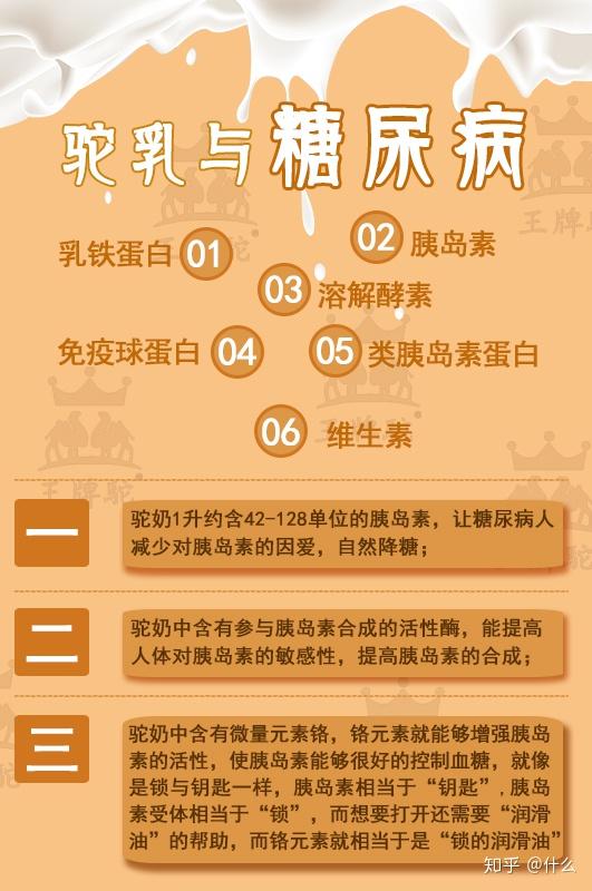 驼乳中还含有一种富含半胱氨酸的蛋白质,其氨基酸序列与胰岛素蛋白