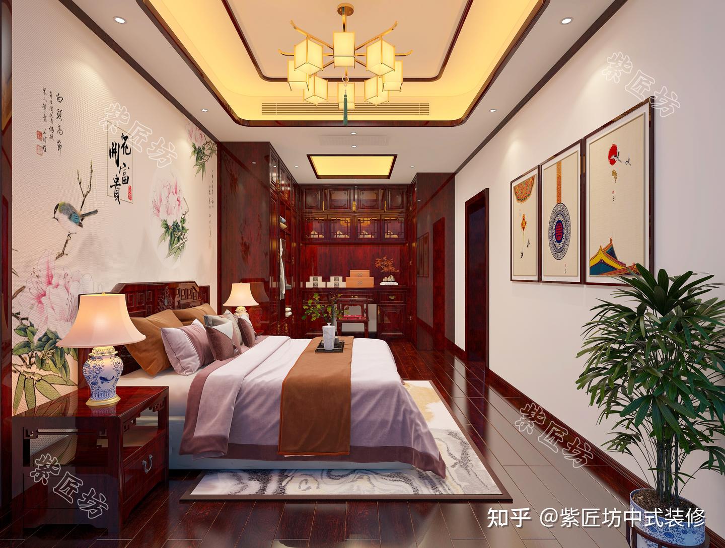 石家庄别墅装修丨恢宏气派的中式大宅,每1㎡都惊艳到骨子里 - 知乎