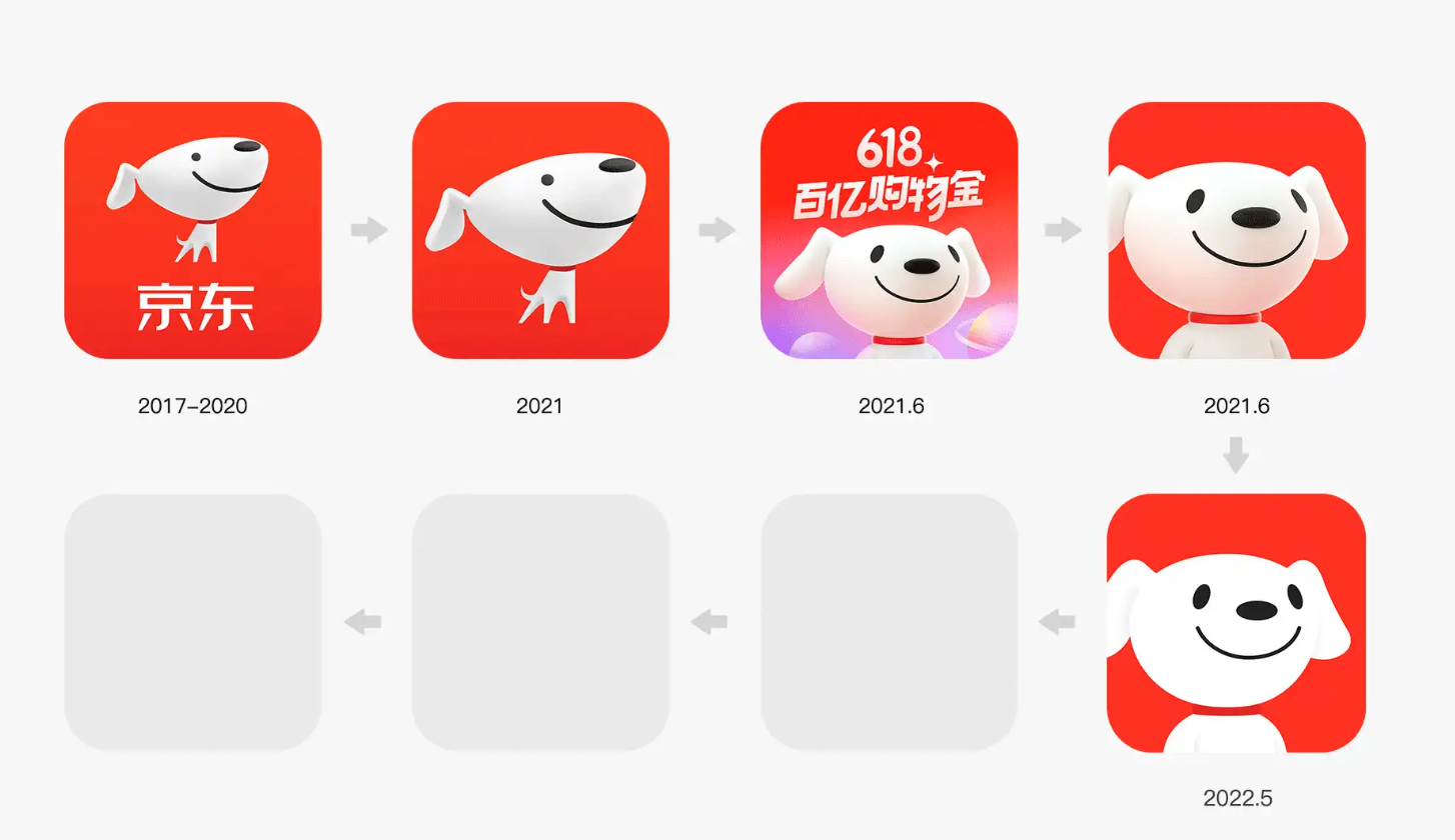 京东换新logo啦!更多扁平化logo设计创意合集