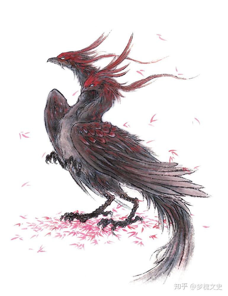 趣聊山海经翠山鸓鸟两首而四足饲之可以御火