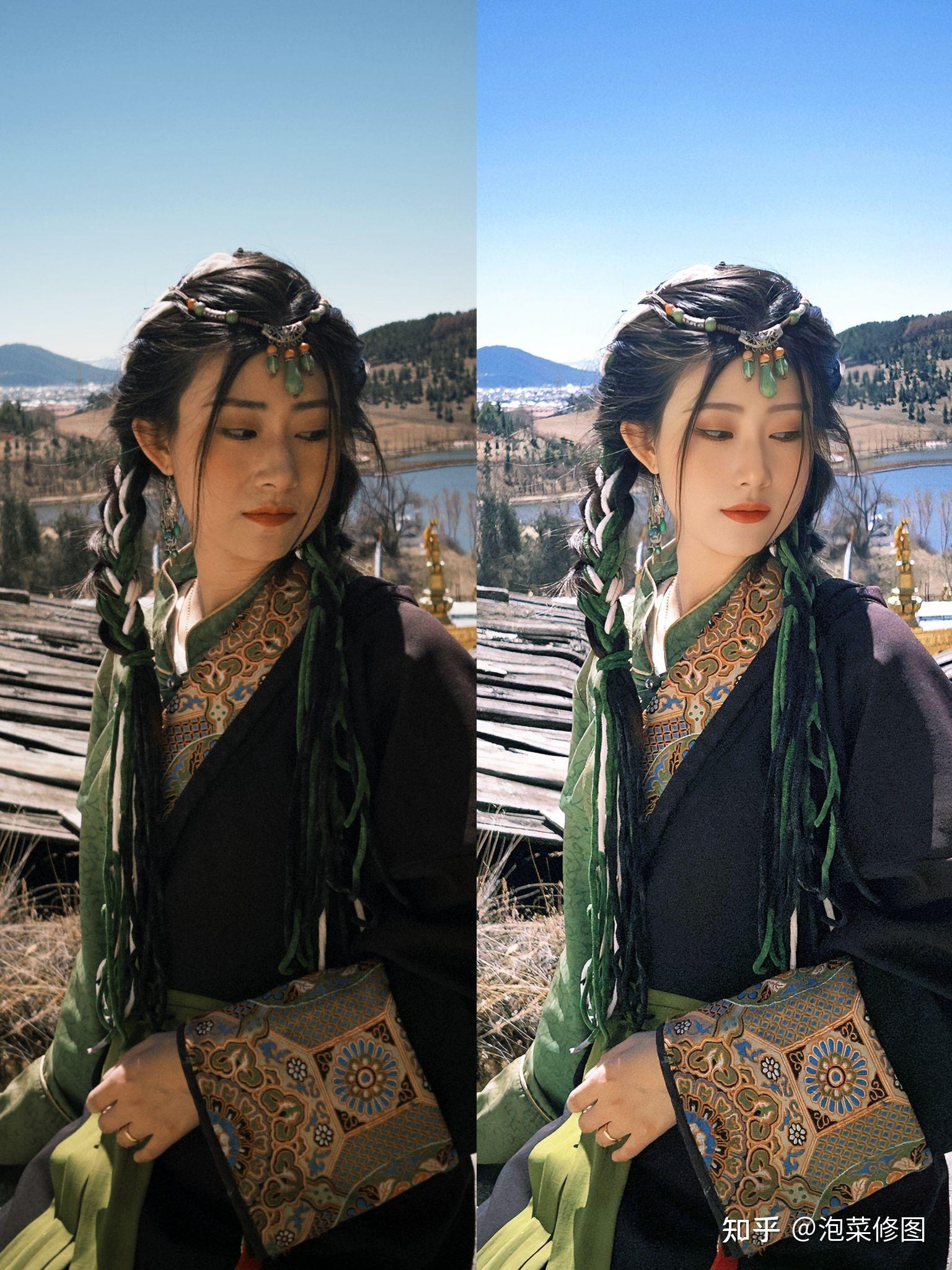 修图对比|修成这样算不算还原美貌呢? - 知乎